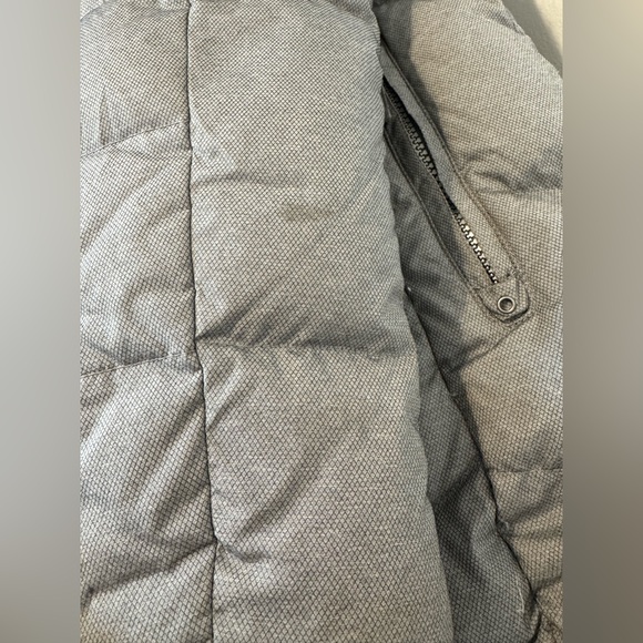 Eddie Bauer Down Filled Parka Detachable Fur Hood Quilted Winter Small *Read - Picture 5 of 13